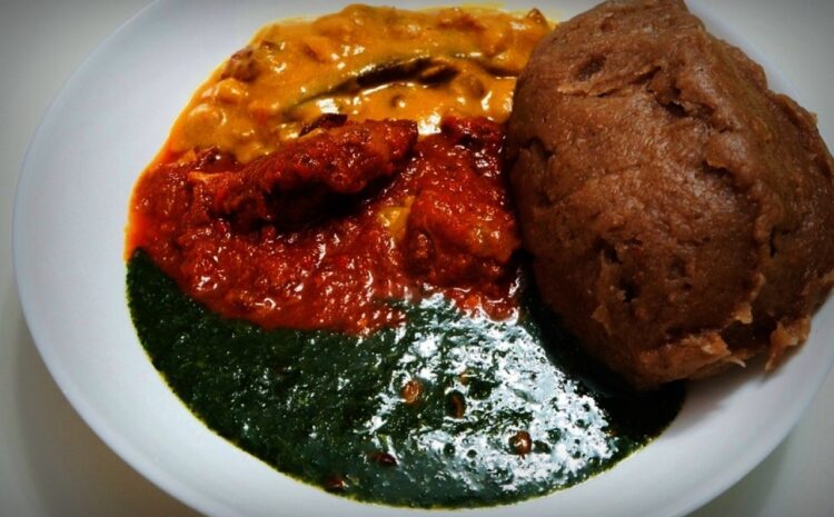 Amala and ewedu